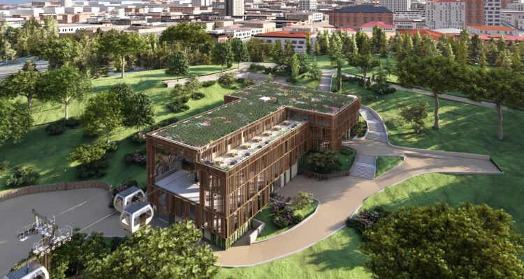 Simulación de la futura instalación del Teleférico de Madrid