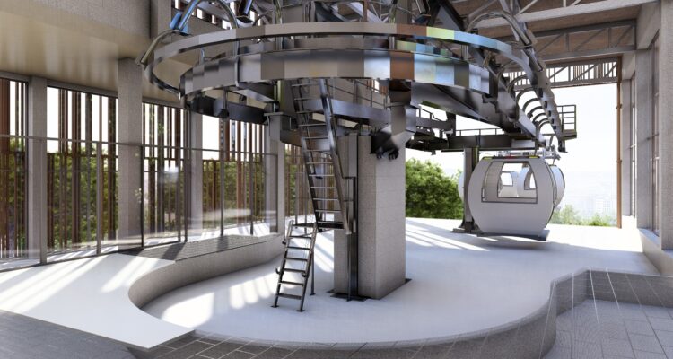 Simulación de la futura instalación del Teleférico de Madrid