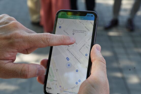 Imagen archivo de aplicación para calcular rutas en autobuses EMT Madrid