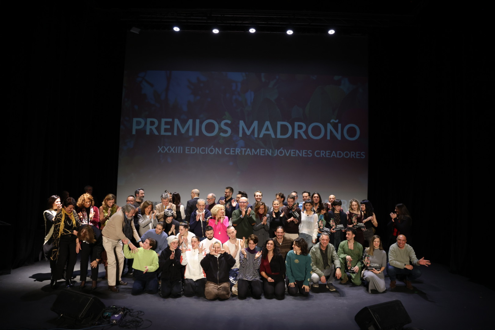 Imagen de archivo de los galardonados en los Premios Madroño 2025