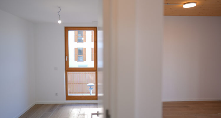 Obra terminada de la promoción de viviendas de la EMVS Madrid