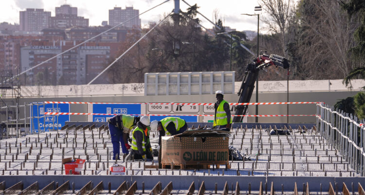 Obras de construcción de Parque Ventas