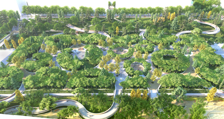 Recreación digital de Parque Ventas