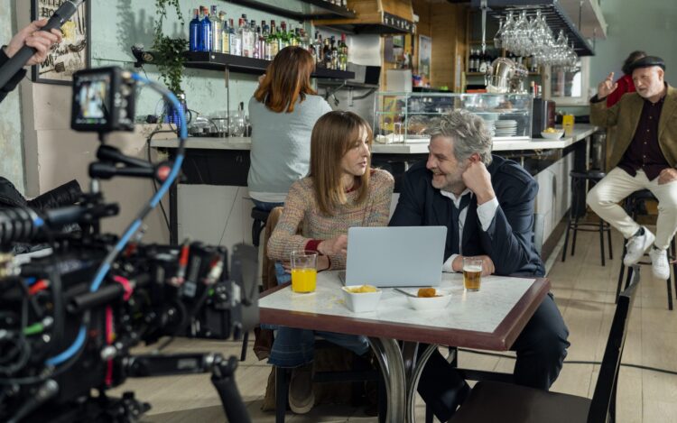 Rodaje de 'Poquita fe' (Movistar+) en Madrid