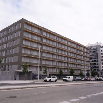 Exterior de Cañaveral 12, una de las promociones de EMVS Madrid