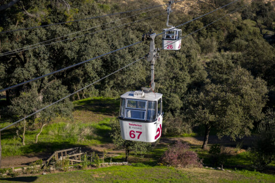 Imagen del Teleférico de Madrid, antes de su remodelación