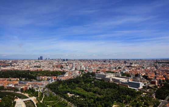 Vista aérea de Madrid