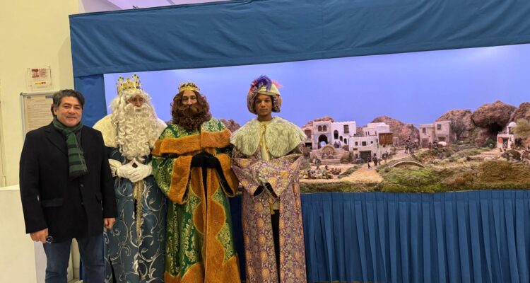 Pérez en la Cabalgata de Reyes de Sanchinarro