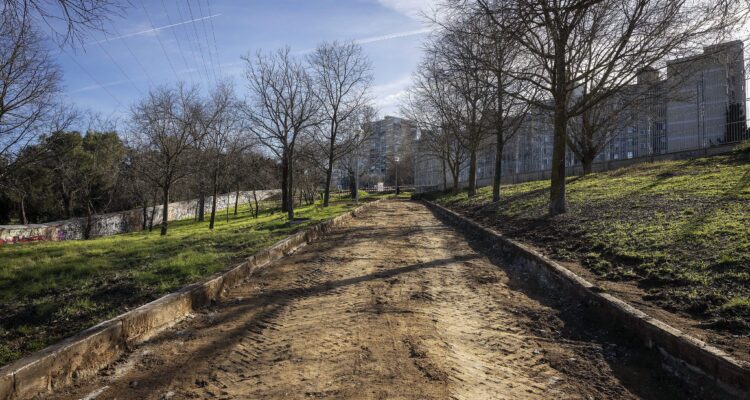 Zona del parque sujeta a regeneración