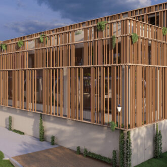 Simulación del aspecto del teleférico tras su renovación