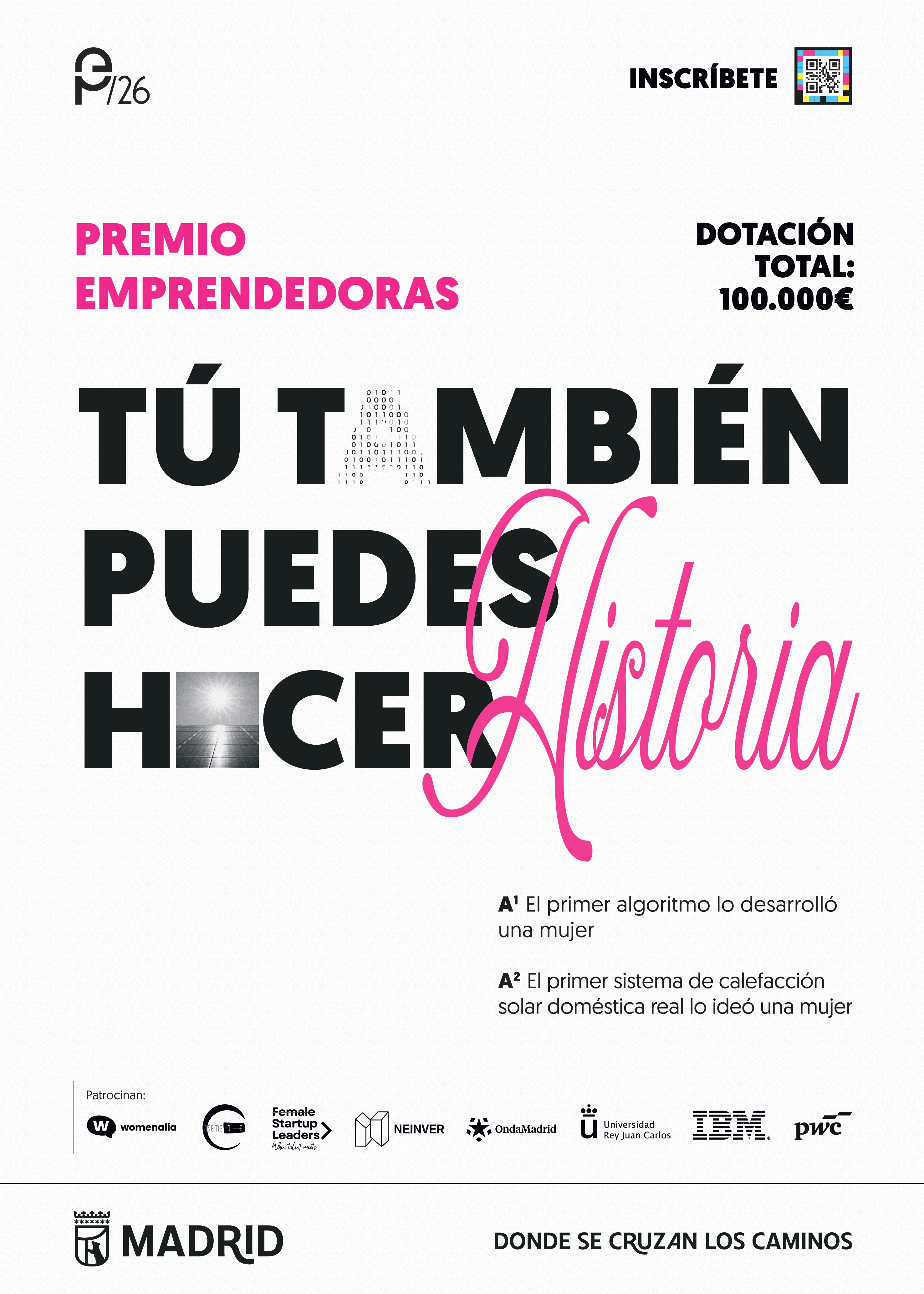 Cartel Premio Emprendedoras