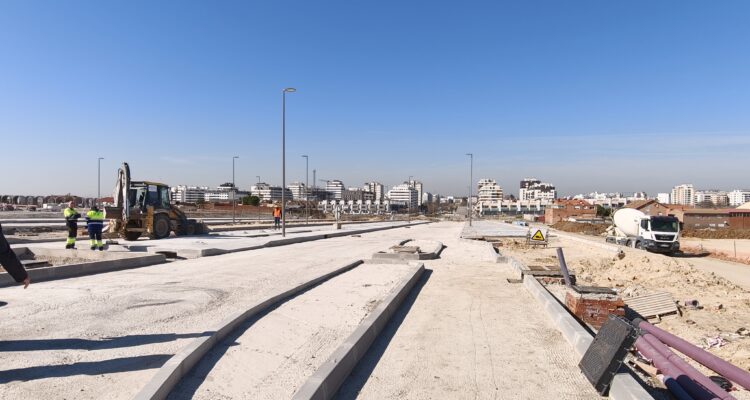 Obras de urbanización de Los Cerros