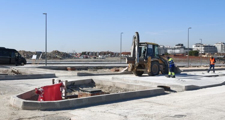 Obras de urbanización de Los Cerros