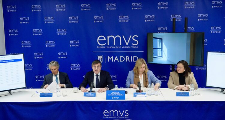 Momento del sorteo de vivienda pública de EMVS Madrid