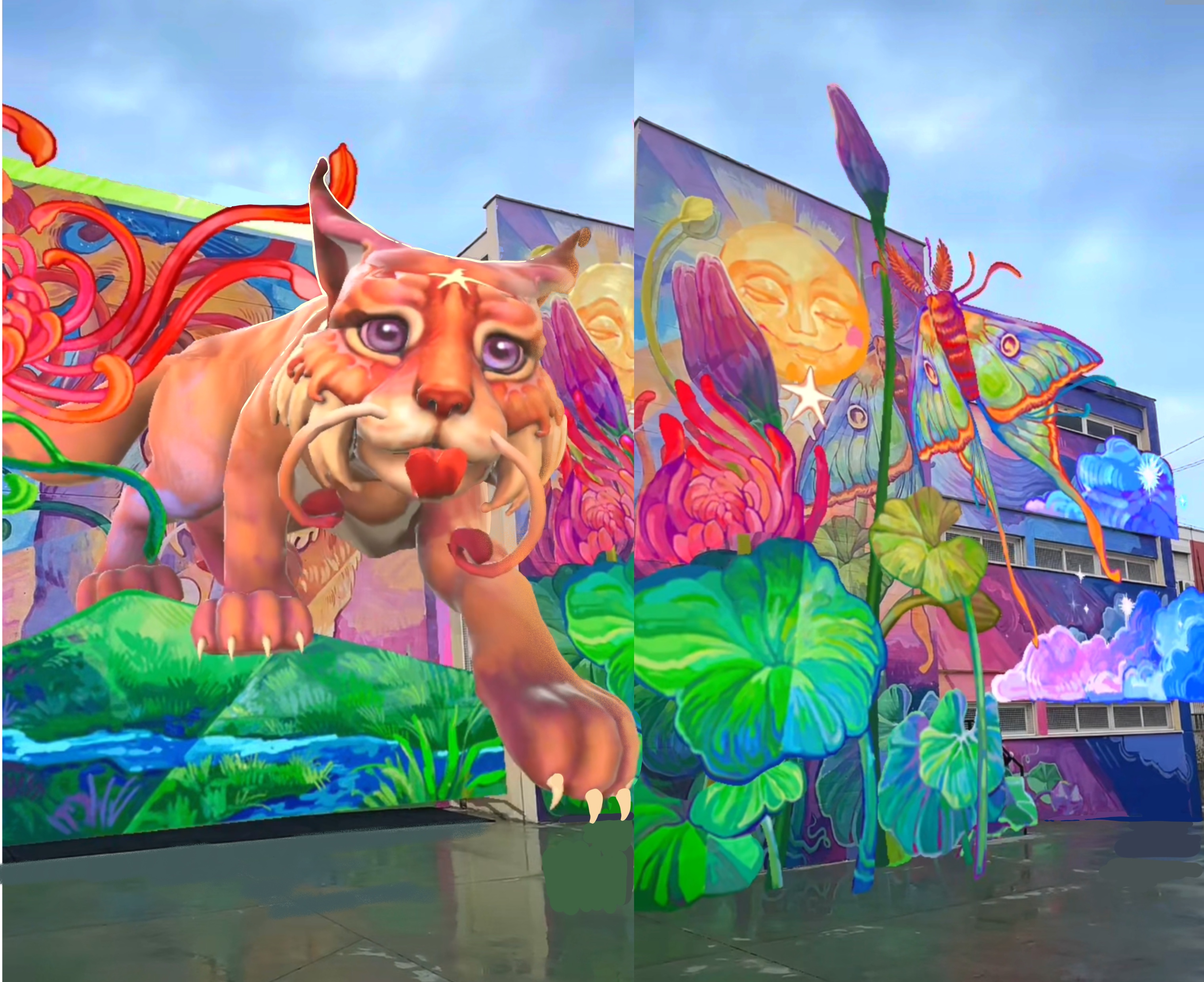 Mural urbano ‘Persigue tu estrella’ de Moratalaz