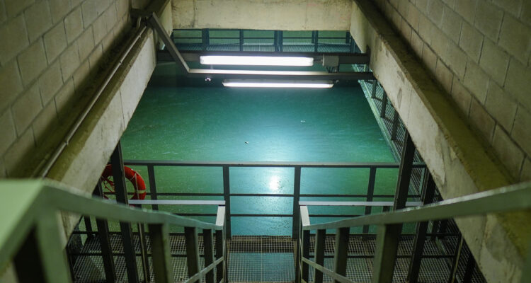 Almeida visita el tanque de tormentas de Arroyofresno y hace balance del uso de estas instalaciones