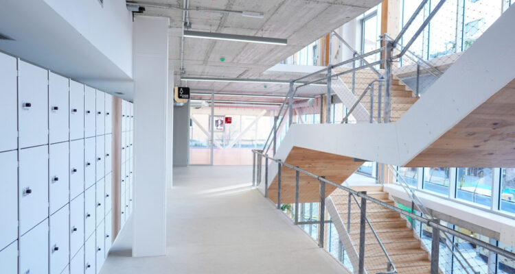 Instalaciones del Centro Deportivo Municipal Cuatro Caminos, que abrió sus puertas en febrero de 2025