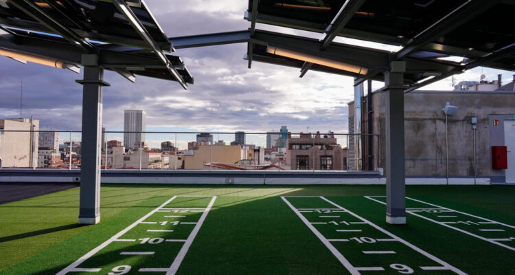 Instalaciones del Centro Deportivo Municipal Cuatro Caminos, que abrió sus puertas en febrero de 2025