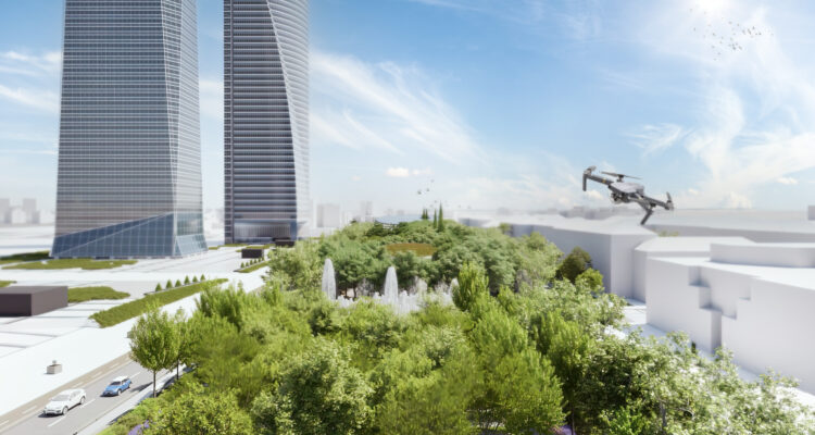 Recreación digital de Parque Castellana