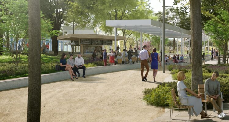 Recreación de la pérgola modular (Lourdes)