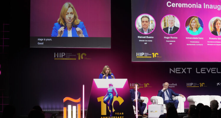 Sanz durante su participación en HIP Horeca Professional Expo