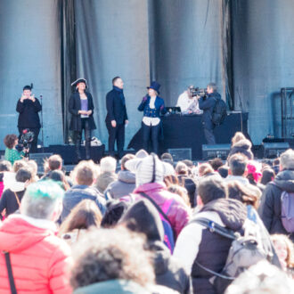 Imagen del pregón de este año, a cargo de Jorge Blass