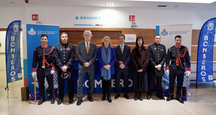 La vicealcaldesa y delegada de Seguridad y Emergencias, Inma Sanz, durante los actos con motivo de la festividad de San Juan de Dios