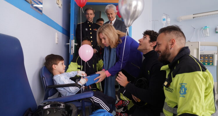La vicealcaldesa y delegada de Seguridad y Emergencias, Inma Sanz, durante los actos con motivo de la festividad de San Juan de Dios