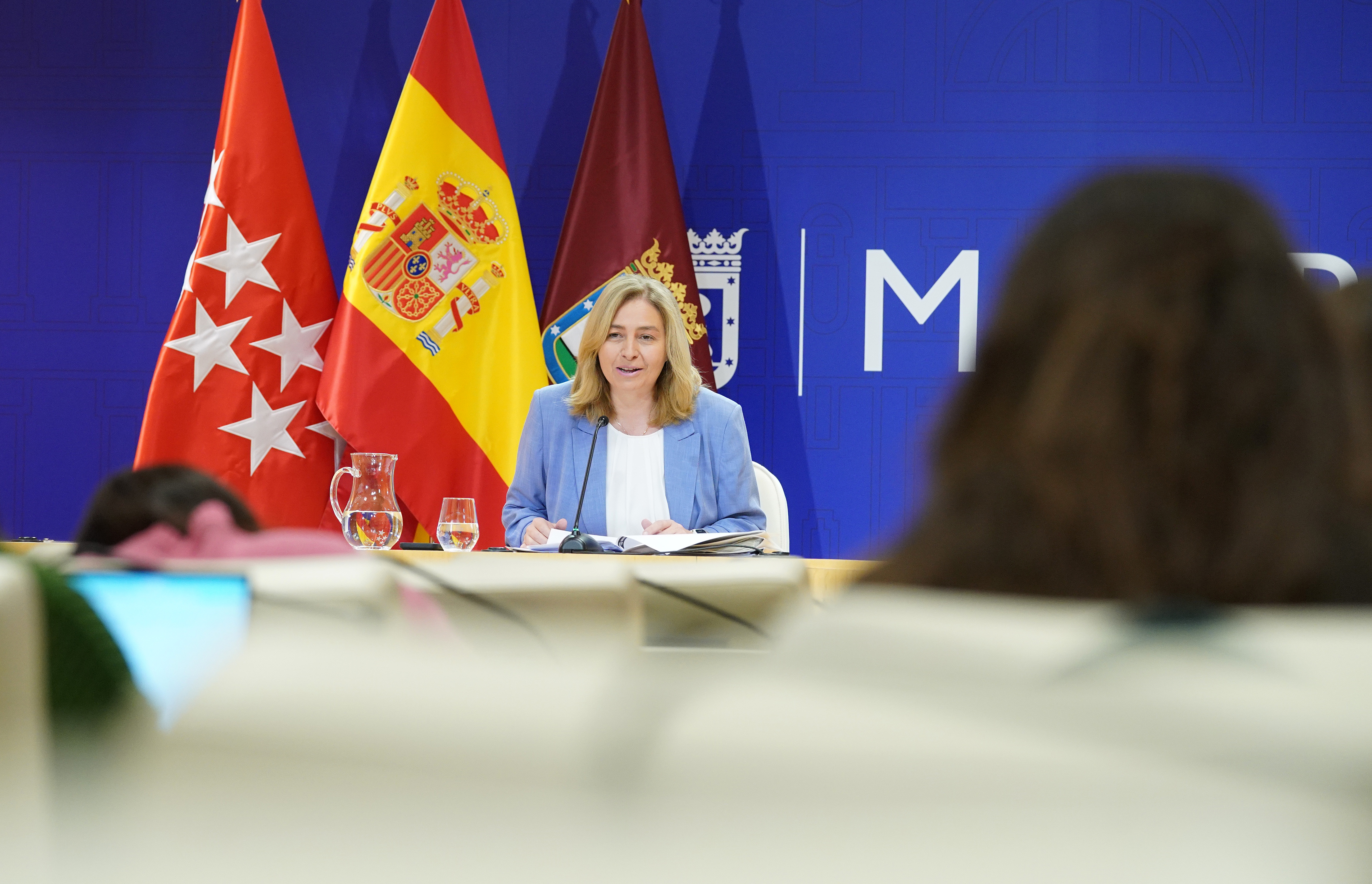 La vicealcaldesa y portavoz municipal, Inma Sanz, en la rueda de prensa posterior a la Junta de Gobierno