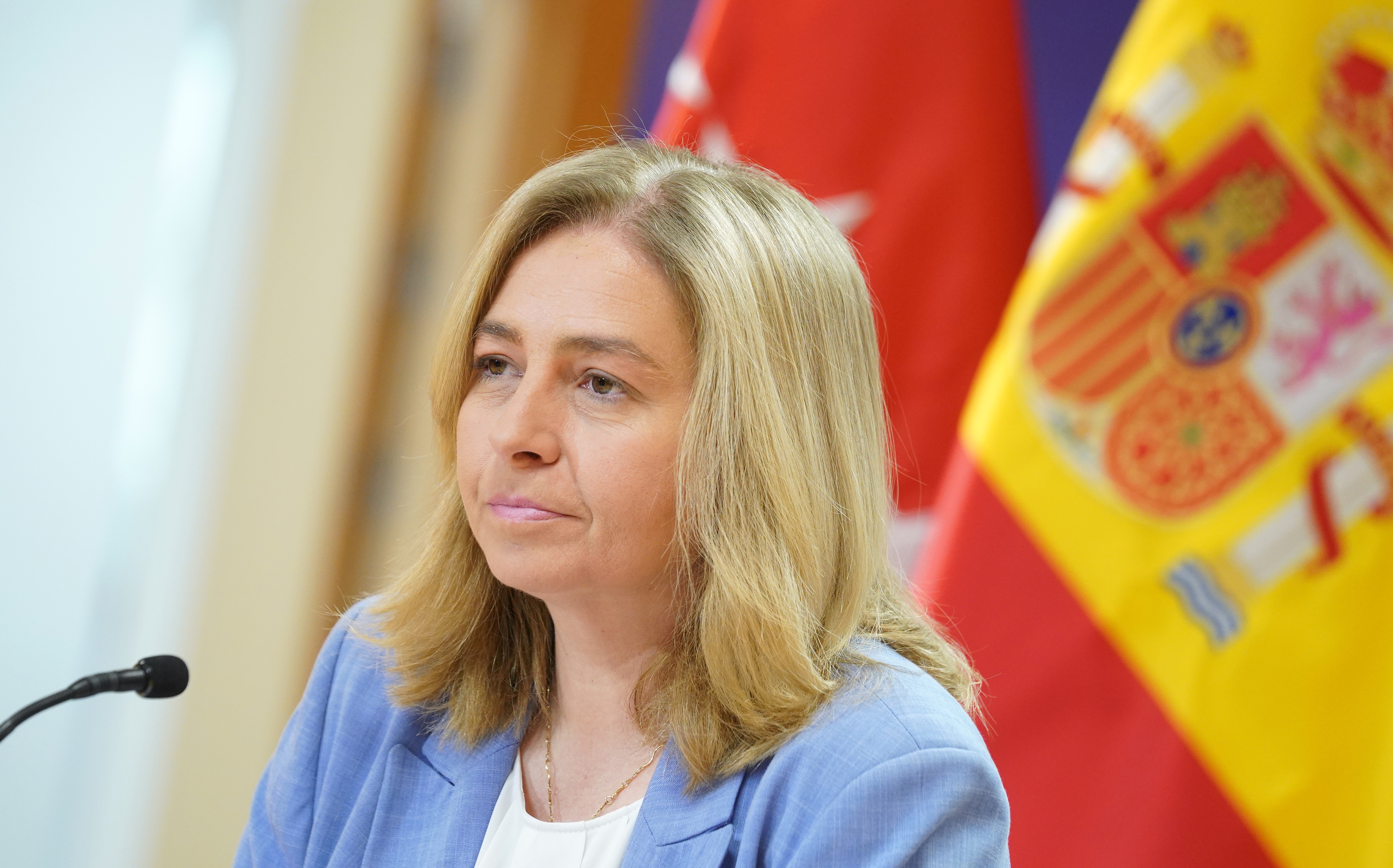 La vicealcaldesa y portavoz municipal, Inma Sanz, en la rueda de prensa posterior a la Junta de Gobierno