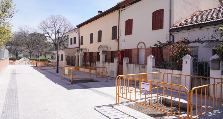 Obras de remodelación de la Colonia Manzanares