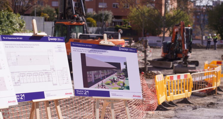 El Ayuntamiento comienza la construcción de la nueva escuela infantil municipal del barrio de San Fermín