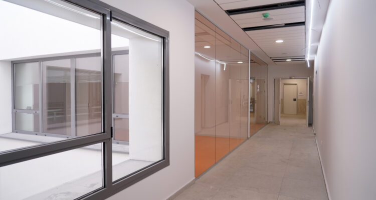 Obras del nuevo centro de día para mayores con deterioro cognitivo de la calle de Téllez