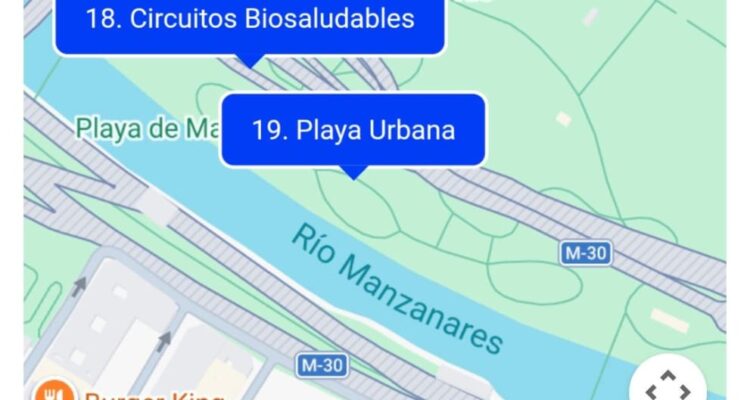 Audioguías y mapas interactivos de los parques de la ciudad