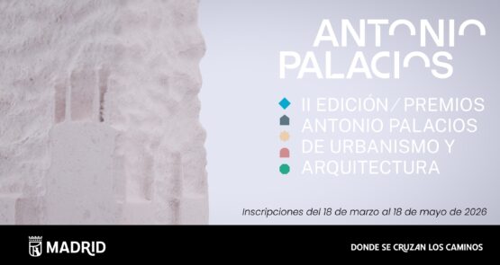 Cartel informativo II edición de los Premios Antonio Palacios de Urbanismo y Arquitectura 