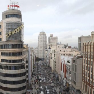 Imagen de archivo de la Gran Vía de Madrid