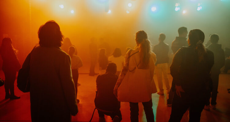 Momentos de las instalaciones lumínicas durante la inauguración de LuzMadrid 2026