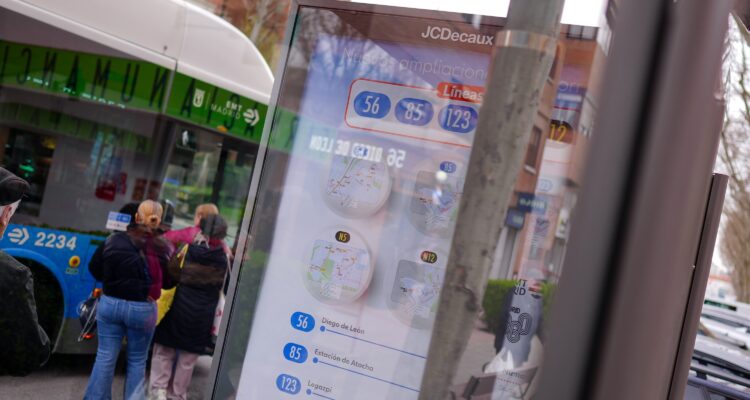 Nueva parada cabecera línea 56 EMT Madrid