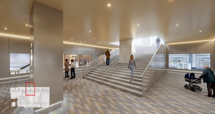 Recreación digital de la remodelación de AZCA