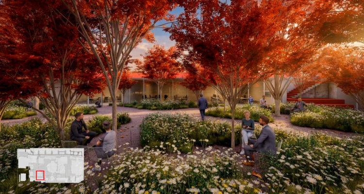 Recreación digital de la remodelación de AZCA