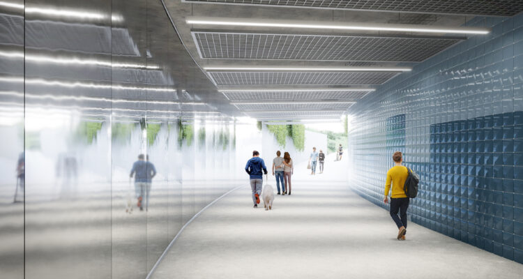 Recreación de la futura Colonia Manzanares