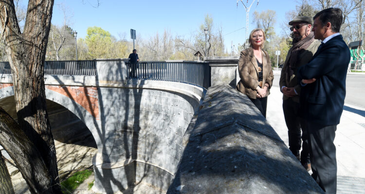 García Romero durante la visita
