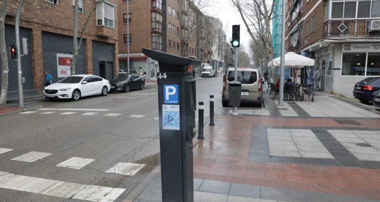 Parquímetro en el barrio de Comillas