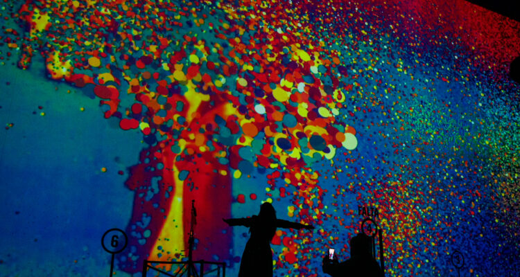 Preparativos de la tercera edición del Festival Internacional de Luz, LuzMadrid