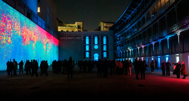 Preparativos de la tercera edición del Festival Internacional de Luz, LuzMadrid