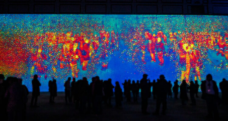 Preparativos de la tercera edición del Festival Internacional de Luz, LuzMadrid