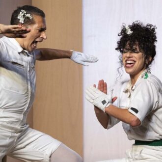 Marlene Monteiro Freitas e Israel Galván