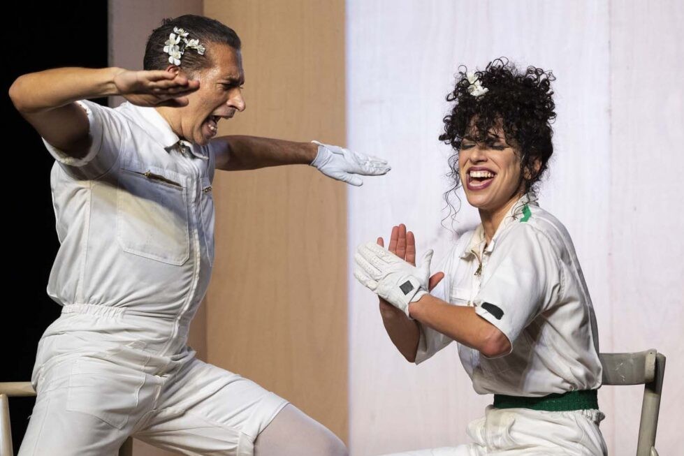 Marlene Monteiro Freitas e Israel Galván