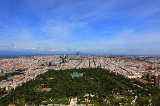 Vista aérea de Madrid