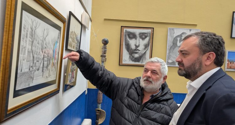 Segura en la exposición colectiva 'Lavapiés'